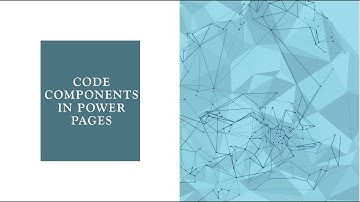 Code Components in Power Pages