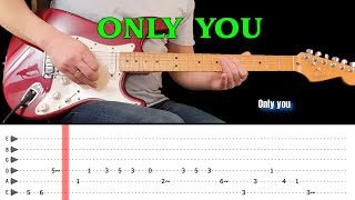 ONLY YOU | guitar instrumental (with tabs & lyrics) - The Platters
