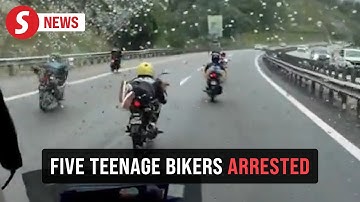 Five teens held for reckless riding, obstructing ambulance