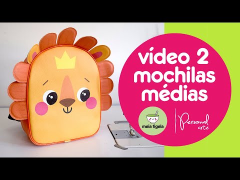 Painel Mochila Média - Meia Tigela - Raposa