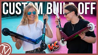 Delaney Ball vs Mia Catalano! (Custom Build Off #22) │ The Vault Pro Scooters