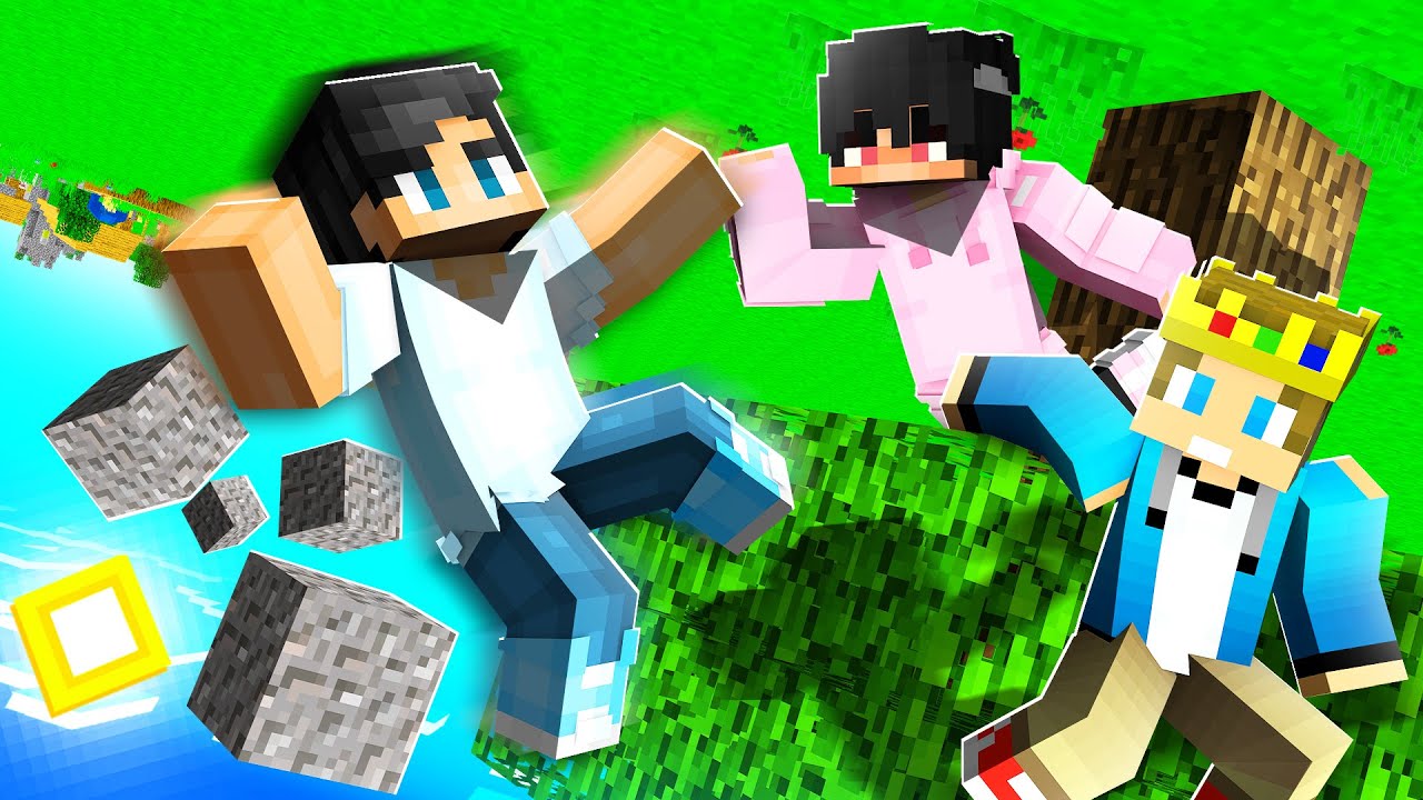 Minecraft, MUTTA Painovoima RANDOMISOITUU?! w/ MrRockis & Applezzi