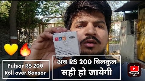 ( आप ये गलति मत करना )😪 pulsar rs 200 roll over sensor change pulsar rs 200 roll over sensor problem