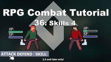[GMS2] Make a Turn-based RPG Combat System in GameMaker Studio 2 (p.36 Skills p4)| FunBox