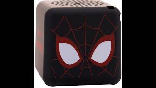 Spider-Man Miles Morales Web Face Square Bitty Bluetooth Mini-Speaker