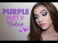 Purple Party Makeup | Full Face Tutorial