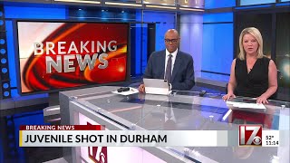 Juvenile shot in Durham
