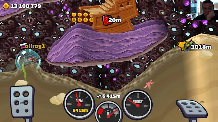 Hill Climb Racing 2 New World Record Rustbucket Reef 12591m!