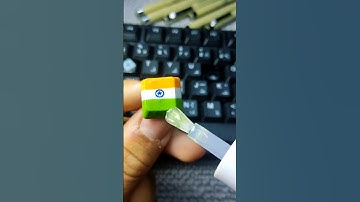 Drawing I for India but on custom keyboard! #india #drawing #keyboard #keycaps