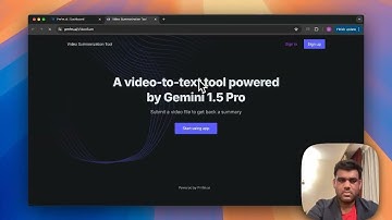 Building a video summarization AI tool with Gemini 1.5!