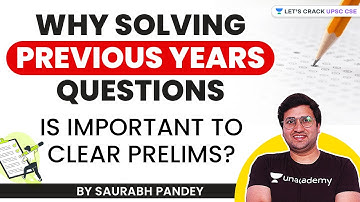 Why solving previous years questions is important to clear Prelims? #UPSCCSE #SaurabhPandey