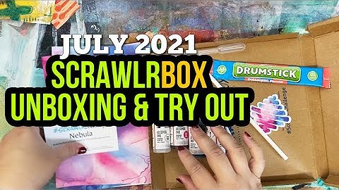 Scrawlr Box: July 2021 Unboxing & Try Out