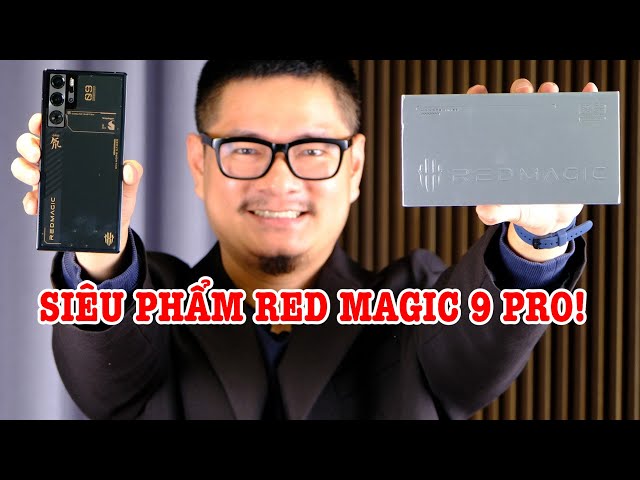 Mở hộp Red Magic 9 Pro siêu phẩm gaming Pin 6500, Snap 8 Gen 3