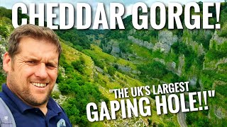 HIKING CHEDDAR GORGE (Via Jacob's Ladder) | UK's LARGEST GORGE! | Best Places to Visit in the UK!