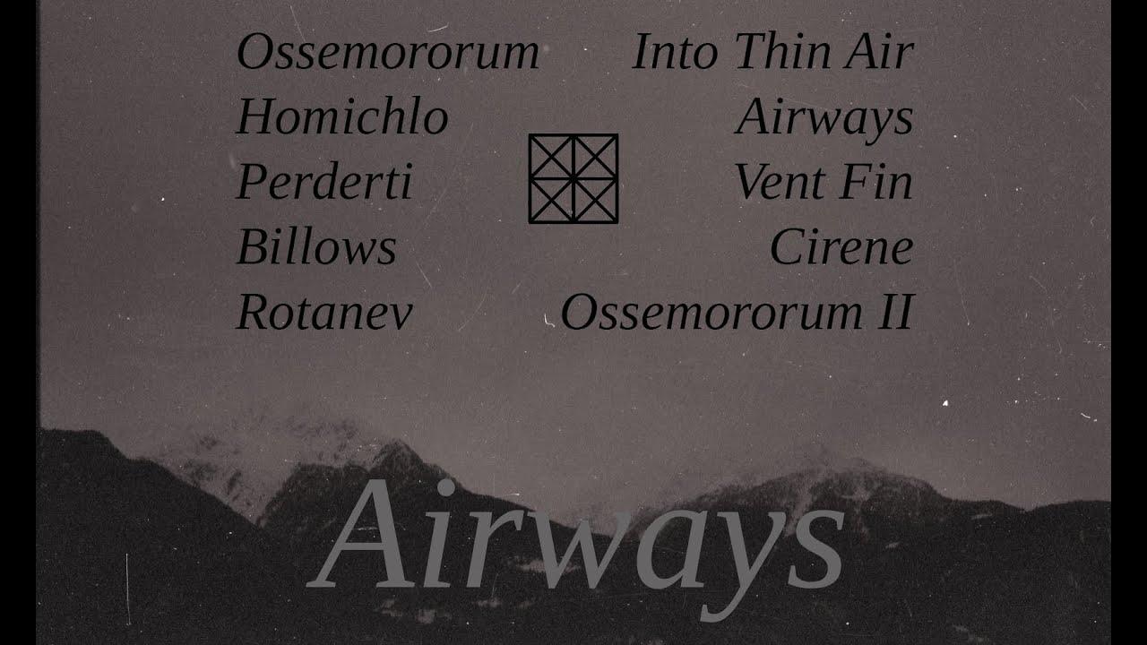 ECOR - AIRWAYS Album Preview Player