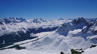 Gondola ride to top of St. Moritz Switzerland