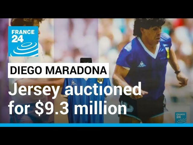 Maradona's 'hand of God' World Cup jersey auctioned for $9.3