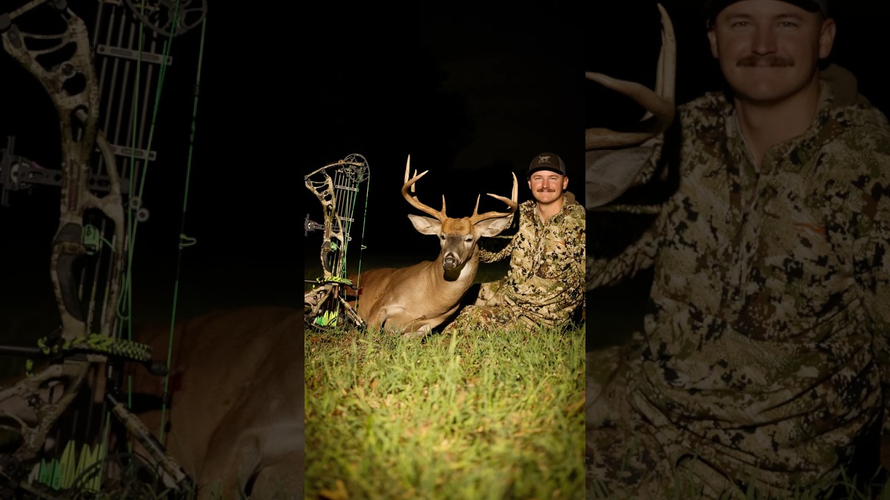Arrow flew 63 yards before it connected! 