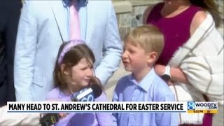 Hundreds celebrate Easter at Grand Rapids cathedral