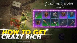 How to get rich BEFORE the game really even starts. Craft of Survival Immortal! screenshot 4