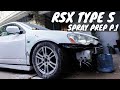 PREPARATION TO PAINT TYPE S PART 1 // REMOVING RSX BUMPER AND FENDER