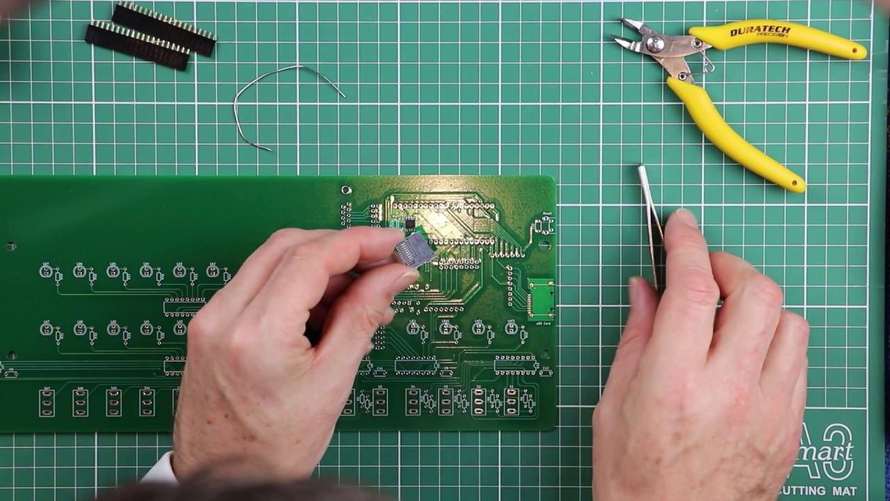 THN 012 Kit Assembly 4 Soldering the microSD Card Socket YouTube