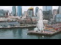 DJI Spark Cinematic Video Footage | Seattle Great Wheel
