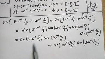 Class 12 |Example 4.20| Evaluate:sin{sin-1(3/5)+sec-1(5/4)}|Part-1|K.Thirumurugan