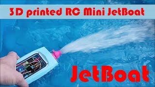 3D Printed RC JET Boat with JET Drive