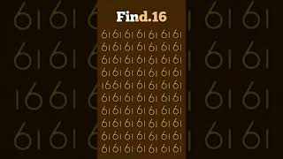 Find 16