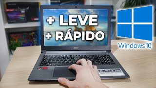 WINDOWS 10 MAIS RÁPIDO E LEVE PRA JOGOS E TRABALHO COM 5 DICAS PRÁTICAS (PC E NOTEBOOK)