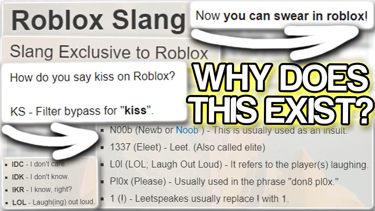 Apparently Roblox Slang Is A Thing Youtube - 1337 t roblox