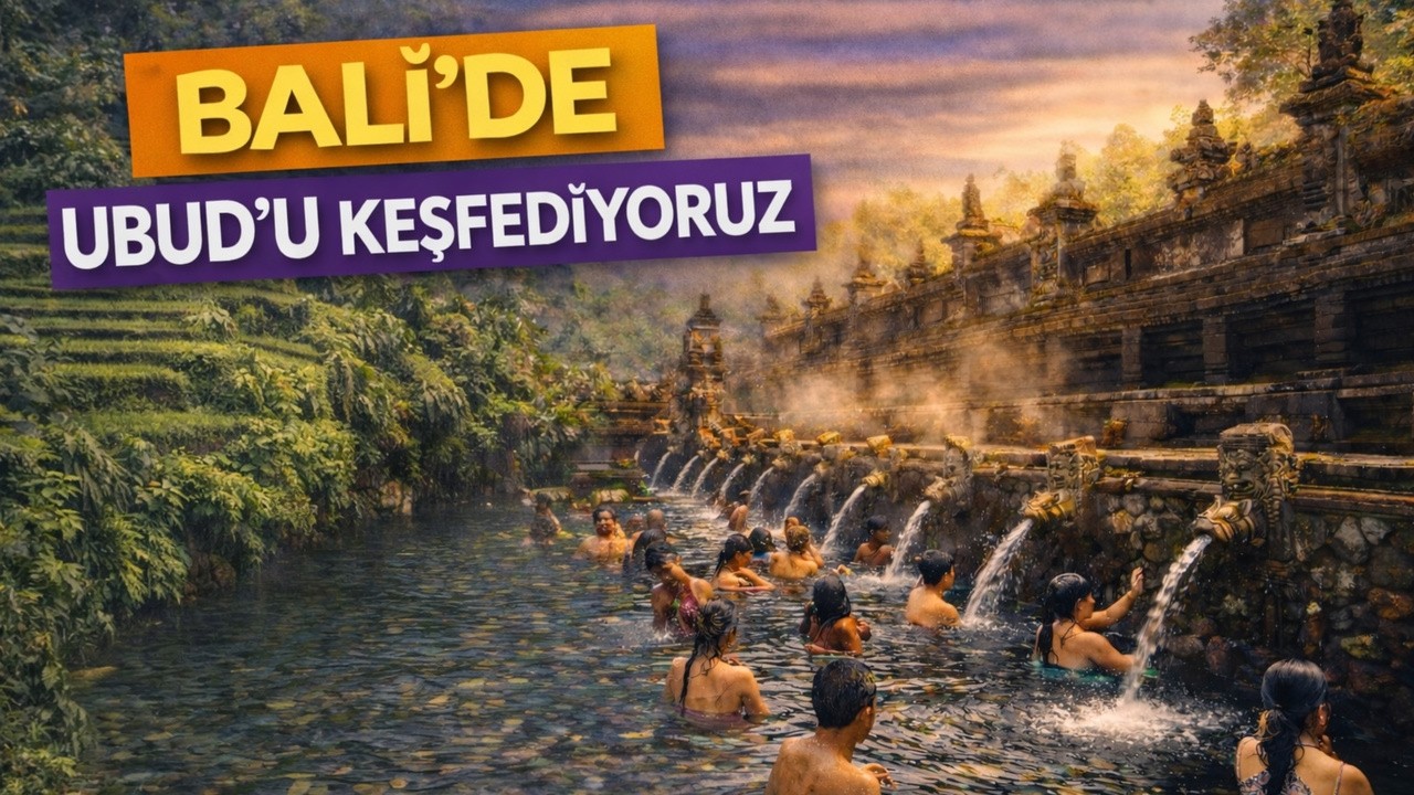 Bali’de Ubud’u Keşfediyoruz | Pirinç Tarlaları, Kutsal Sular ve Tropik Doğa