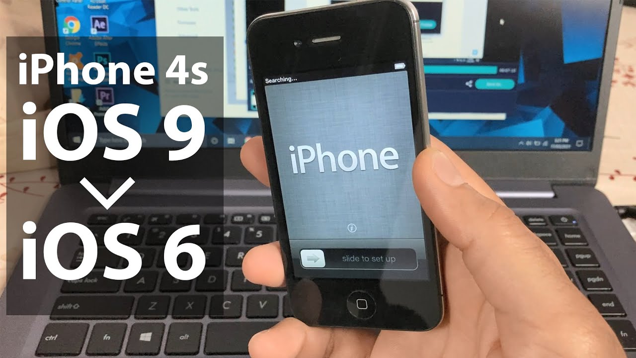 อัพเดท ios 9 ไม่ได้  New Update  Downgrade iPhone 4s from iOS 9.3.6 to iOS 6.1.3 2021