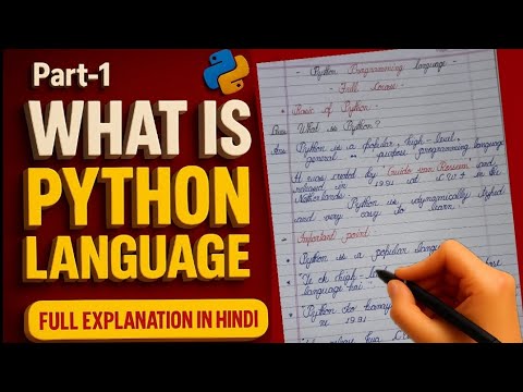 What is Python? | Python Explained in Hindi | Python for Beginners