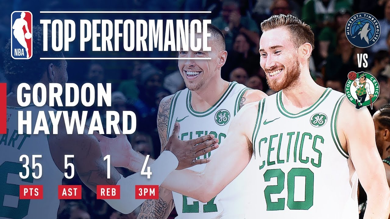 The Playoffs » Gordon Hayward desfalca Boston Celtics por quatro semanas