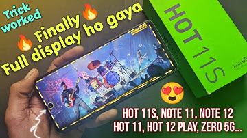 How to play Free Fire in full screen (NOTCH) finally working 🤯 Infinix Hot 11s,Note 11,Note12,Hot 12