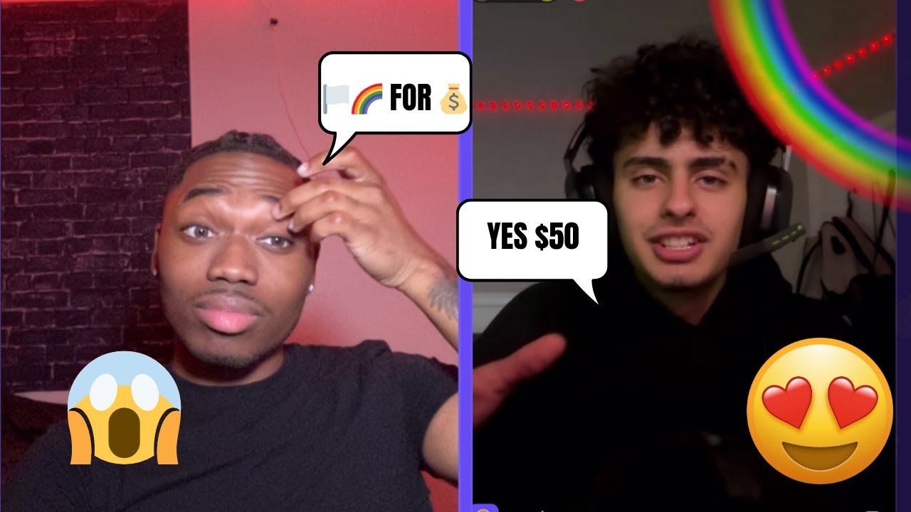FUNNY GAY BOY TROLLING TRADE ON THE MONKEY APP (HES 🏳️‍🌈 FOR 💰)