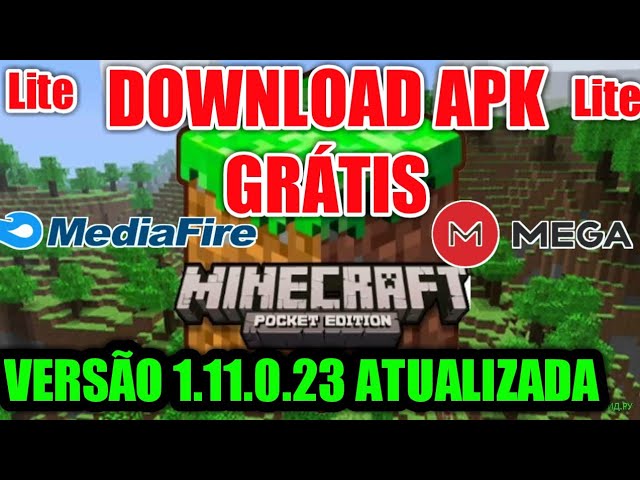 SAIU!!! DOWNLOAD NOVA VERSÃO LITE MINECRAFT PE (v1.11.0.23) GRÁTIS COM XBOX  LIVE 