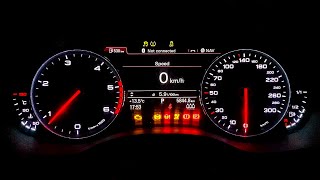 Audi A6 2012 - Speedometer Display Functions