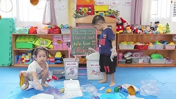 Kỹ năng sống: Dọn vệ sinh phân loại rác thải