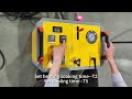 WP160A HDPE pipe fusion welding operation at Welping workshop