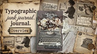 Typographic junk journal. Overview 