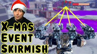 New X-Mas Skirmish Fun Map Wonderland Gameplay! War Robots - WR