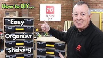 How to Build Stanley Sort Master Shelves for the Workshop