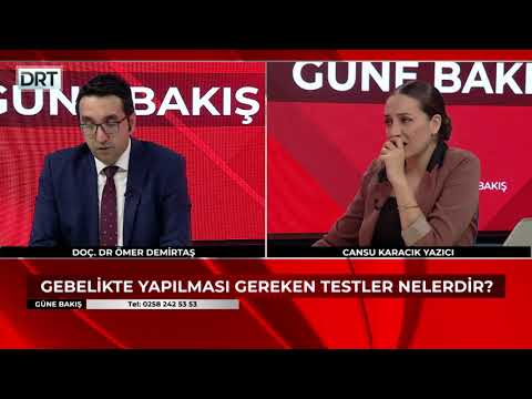 Gebelikte Tarama Testleri - Doç. Dr. Ömer Demirtaş (DRT TV)
