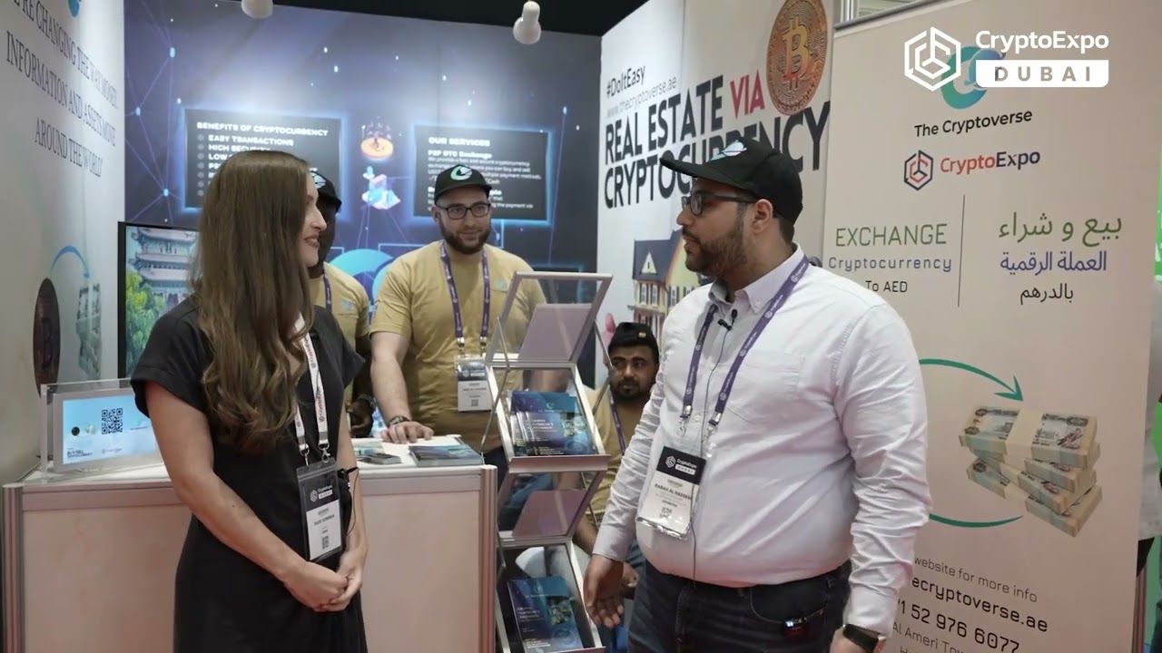 Interview of THE CRYPTOVERSE at Crypto Expo Dubai 2023