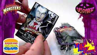 1997 Burger King Kids Club Meal Universal Monsters- Frankenstein's Monster & Dracula!!!