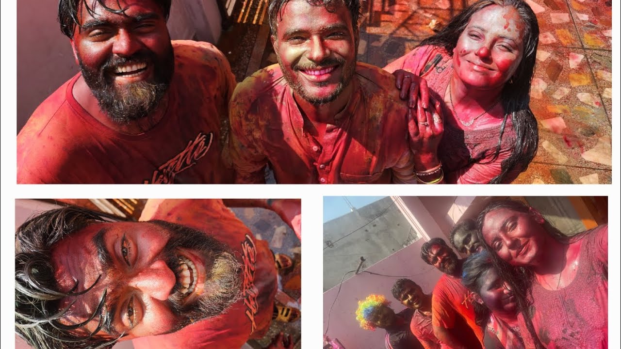 1St Holi And Quality time with My wife ♥️ Happy Holi To All 2025