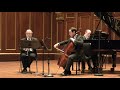IV. Allegro - Trio in A minor for clarinet, cello, and piano, Opus 114 by Johannes Brahms